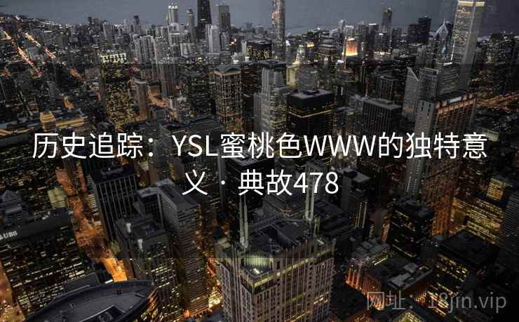 历史追踪：YSL蜜桃色WWW的独特意义 · 典故478  第2张