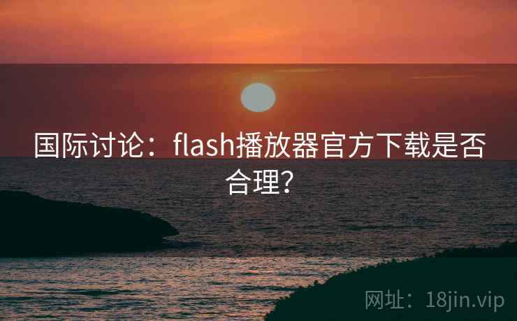 国际讨论：flash播放器官方下载是否合理？